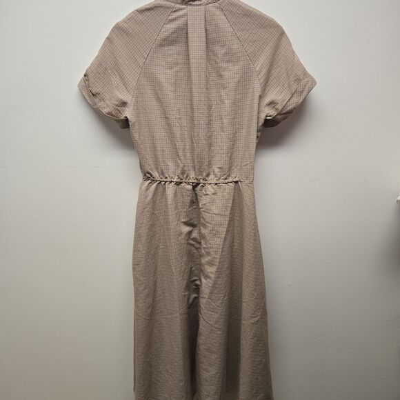 Jody T of California 1970s vintage Modest Dress School girl prairie Sz Med/Large - Picture 6 of 12